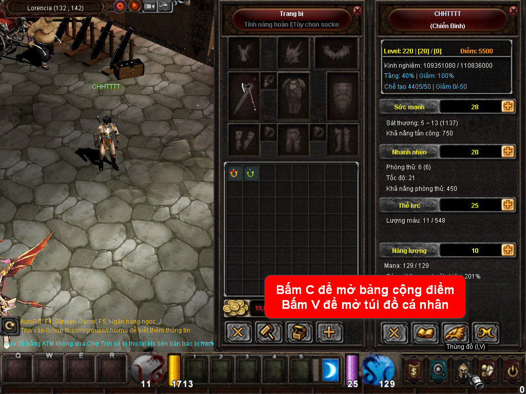 Chức năng chính của Game MU Thiên Tử Chức năng chính của Game MU Thiên Tử